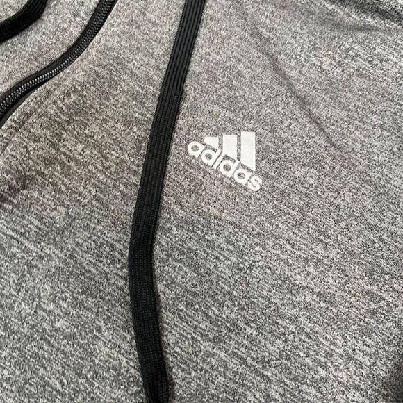 Adidas Climawarm Men's Tech Fleece Full Zip Hoodie Gray Size Medium - Picture 3 of 12